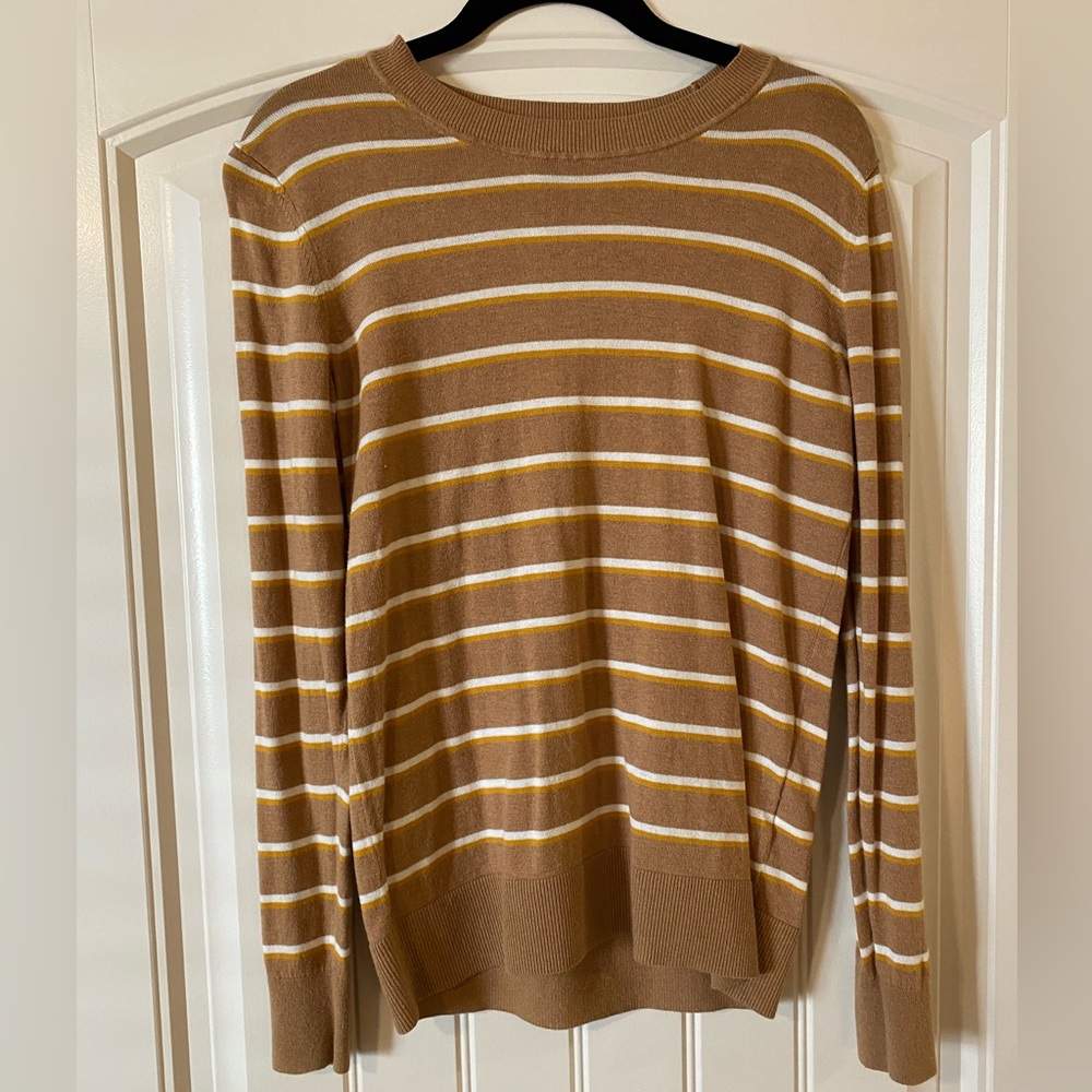 Banana Republic Striped Forever Sweater, Size M